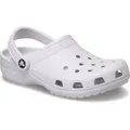 Crocs Classic Clog Clog, Sommerschuh, Schlappen, Hausschuh passt zu Jibbitz weiß 39 EU