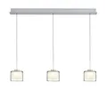 Elements by Bankamp 3-er LED-Pendelleuchte KLARA, Aluminium 20650/3-36 4045542239378
