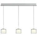 Hell LED-Pendelleuchte Klara Alu, Eisen, Stahl & Metall Grau Alu