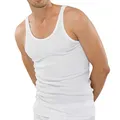 Schiesser Doppelripp Unterhemd 4er Pack White 2XL (8)