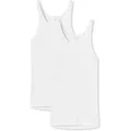 SCHIESSER Unterhemd 2er Pack - Original Doppelripp, Sport-Jacke, ärmellos