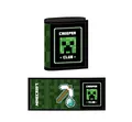 MINECRAFT , Polyester, Wallet Black/Green, 25X11