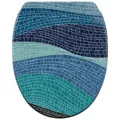 Sanilo WC-Sitz "Marin", mit Schnellverschluss Marin, Blau, Oval