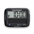 PARK MICRO SOLAR ELEKTRONISCHE PARKSCHEIBE DIGITALE PARKUHR SCHWARZ m. ZULASSUNG