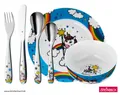 WMF Kindergeschirr-Set Einhorn (6-tlg), 1 Personen, Cromargan® Edelstahl Rostfrei 18/10, ab 3 Jahren, spülmaschinengeeignet, farb- und lebensmittelecht