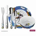 WMF Kinderbesteck 6tlg. Einhorn Porzellan Cromargan Besteck + Teller + . B Ware