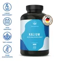 Kalium aus Kaliumcitrat - 400 Kapseln (200 Tage) - 800 mg Kalium - TRUE NATURE®