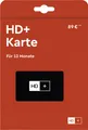 HD+ Karte 12 Monate Guthabenkarte zum Aufladen NEU