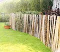 Staketenzaun Haselnuss 60 x 300 cm Haselnusszaun Rollenzaun Lattenzaun
