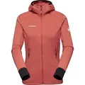 MAMMUT Taiss Light ML Hooded Jacke Damen rot M - Schwarz - M