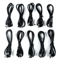 10er Pack DC Kabel, Effektgeräte Anschlusskabel, Gerader/Angewinkelter
