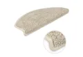 Metzker® Stufenmatte Stufenmatten Ventura Halbrund Beige 15 Stück, halbrund, Höhe: 8 mm, 15 Stück im Set - Beige