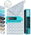 Blumbach Wanneneinlage Badewannenmatte rutschfest, Packung, inklusive 2 Klebehaken, rutschhemmend, mit Saugnäpfen, pflegeleicht