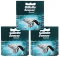 15 Gillette Sensor Excel Rasierklingen 3x 5er Pack  = 15 Stück Klingen