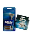 Gillette Sensor3  Rasierer mit 6 Ersatzklingen + 10 Sensor Excel Rasierklingen