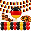 XXL Deutschland Deko Set Fanartikel Tischdekoration über 50 Teile Fußball WM EM