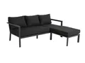 Brafab Delia Diwan Loungesofa 167x144cm, Aluminium Anthrazit, inkl. Polster 6955173912923