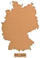 Pinnwand Deutschland Karte "CORKWORLD" | Natur Kork | 70x50cm | mit Klebefolie