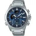 CASIO EDIFICE Smartwatch, Armbanduhr,Herrenuhr,Bluetooth,Stoppfunktion,Weltzeit,Edelstahlarmband silberfarben