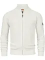 Herren INLayton Strickjacke mit Stehkragen und Reißverschluss | Cardigan Fein...