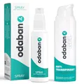 odaban® Antitranspirant Set gegen starkes Schwitzen | Antitranspirant Spray + Gel gegen Schiwtzen im Gesicht, schiwtzige Füße, Käsefüße, Handschweiß, Achselschweiß