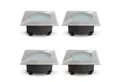 SSC-LUXon LED Gartenstrahler Bodeneinbaustrahler VIROK mit klarem & milchigem Glas IP67 für GX53