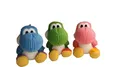 Nintendo Amiibo Yoshi's Woolly World Collection, Grün, Hellblau, Pink Yoshi Set