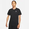 Jordan Trainingsshirt M J JUMPMAN EMB SS CREW für sportliche Aktivitäten, sportlicher Stil, aus weicher Baumwolle schwarz M (48/50)