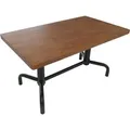 MCW Esszimmertisch P31 Natur Schwarzes Gestell 140x80cm