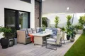 Primaster Gartenmöbel-Set Elba 7 Personen Gartenlounge Polyrattan Sitzgruppe Alu Sitzgruppe Gartentisch Grau Beige 5-TLG