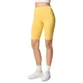 Merry Style Leggings Damen Kurze Hose aus Viskose MS10-145 (1-tlg) elastischer Bund gelb XL