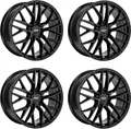 Carmani 20 Ludwig black 7.5x17 ET45 - LK5/108 ML63.4 Alufelge schwarz
