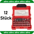 12 Stück MILWAUKEE Bit-Set 32-teilig, schlagfest SHOCKWAVE™ - 4932464240 -NEU-