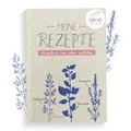 TOBJA Meine Rezepte Rezeptbuch zum selberschreiben A5 | mit Saisonkalender, Foto-Feldern & Register | Kochbuch zum selbst eintragen & gestalten | Softcover