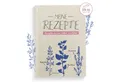 TOBJA Notizbuch Rezeptbuch zum selberschreiben DIN A5 mit Saisonkalender, Kochbuch zum selbst eintragen & gestalten, Softcover