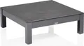 KETTLER Comfort Lounge-Tisch 95 x 95 x 33cm, anthrazit matt/anthrazit, Aluminium/Keramik-Glas
