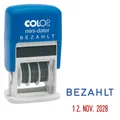 COLOP Datumstempel mit Text S160/L "BEZAHLT" 105141