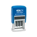 Colop S160/L2 MiniDater 5 x 25 mm, 4 mm Kissen rot/blau Bezahlt