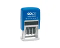 COLOP Stempel mit Text "Bezahlt" Mini-Dater S 160/L selbstfärbend blau rot