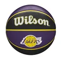 Wilson Basketball NBA Team Tribute, LA Lakers, Outdoor, Gummi, Größe: 7