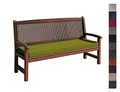 sunnypillow Bankauflage Outdoor - Stuhlkissen mit abnehmbarem Bezug - Sitzkissen für Bank - Bankpolster Polsterauflage Auflage für Gartenbank - 190 x 50 x 5cm - Bankkissen für Gartenmöbel Grün
