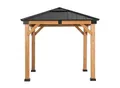 Sunjoy Pavillon Zedernholz Gazebo RAPI - 273cm x 273cm, anthrazit