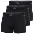adidas Sportswear Trunk Active Micro Flex (3er Pack) elastischer Bund, weich, Mikrofaser, ohne Eingriff schwarz XL