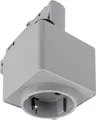 Deko Light 710025 D Line Hochvolt-Schienensystem-Komponente Steckdose Fenstergrau