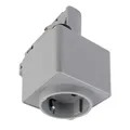 3-Phasen Steckdosenadapter D LINE, fenstergrau
