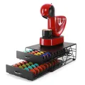 Kapselhalter Schubladen Kompatibel für Dolce Gusto kapseln,2 Tier Metall Kaps...