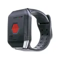 DistyNotruf NEO mobiles Notfallarmband für Zuhause - Notrufarmband spritzwasserfest als Telefon für Senioren Hausnotruf Seniorentelefon Notfallknopf Notrufknopf inkl. Clip und Halskette