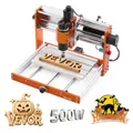 VEVOR CNC-Fräsmaschine 500W 3-Achs-Graviermaschine Offline-Steuerung 30x18x8cm
