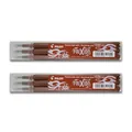 Pilot Frixion Ball Ersatzminen 0.7 braun - 6er-Set