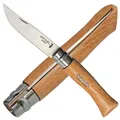 Opinel No 07 Taschenmesser natur Buchenholz Virobloc Sandvik 12C27 Klappmesser